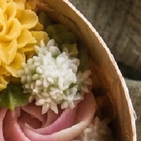 お手本の実物: 小花